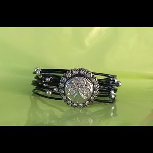 Snap charm bracelet. Interchangeable charms $SALE$